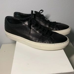 COMMON PROJECTS Leather Sneakers Size US10 Grainy